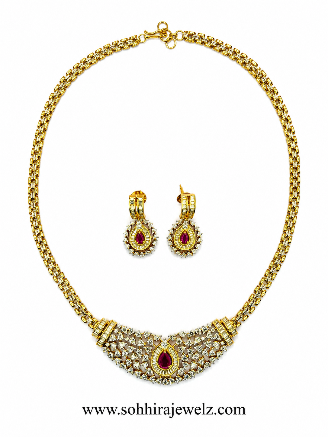 Ruby Empress Diamond Necklace