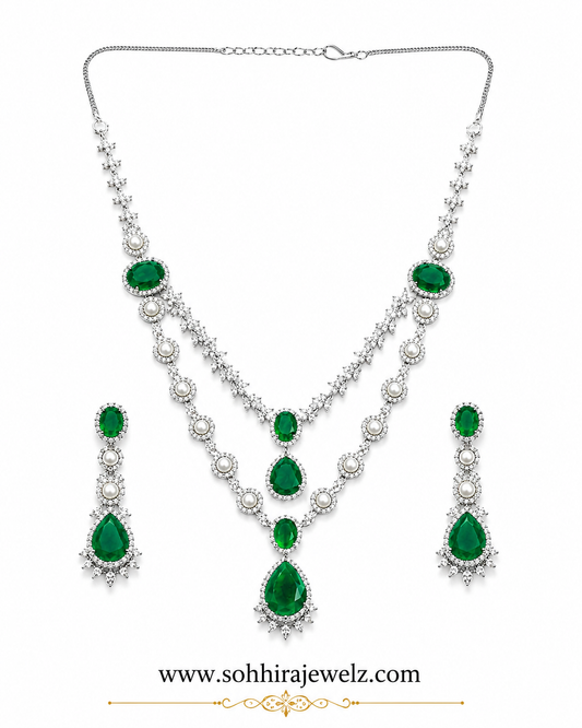 Emerald Eden Diamond Necklace