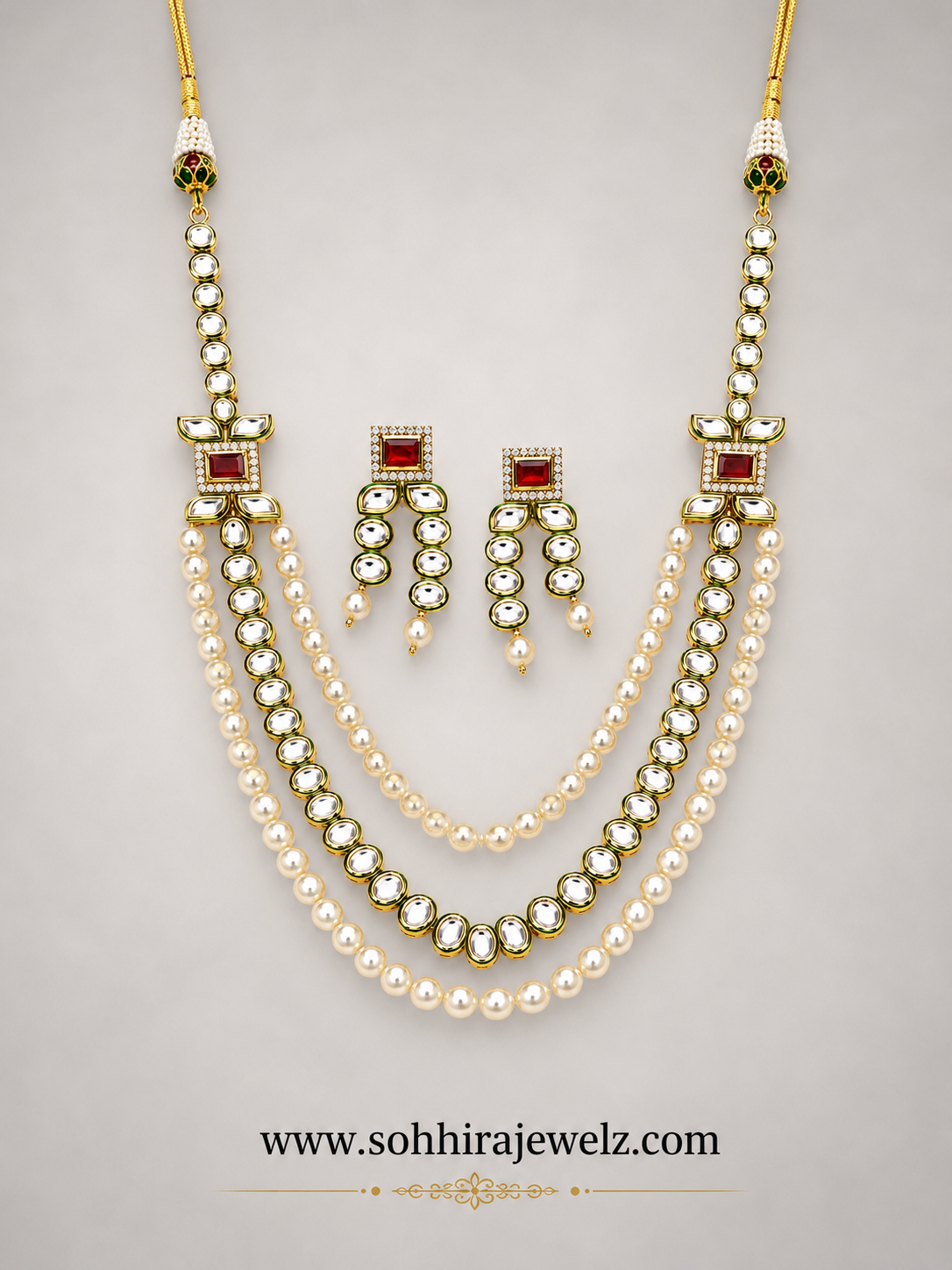 Kundan Pearl Necklace