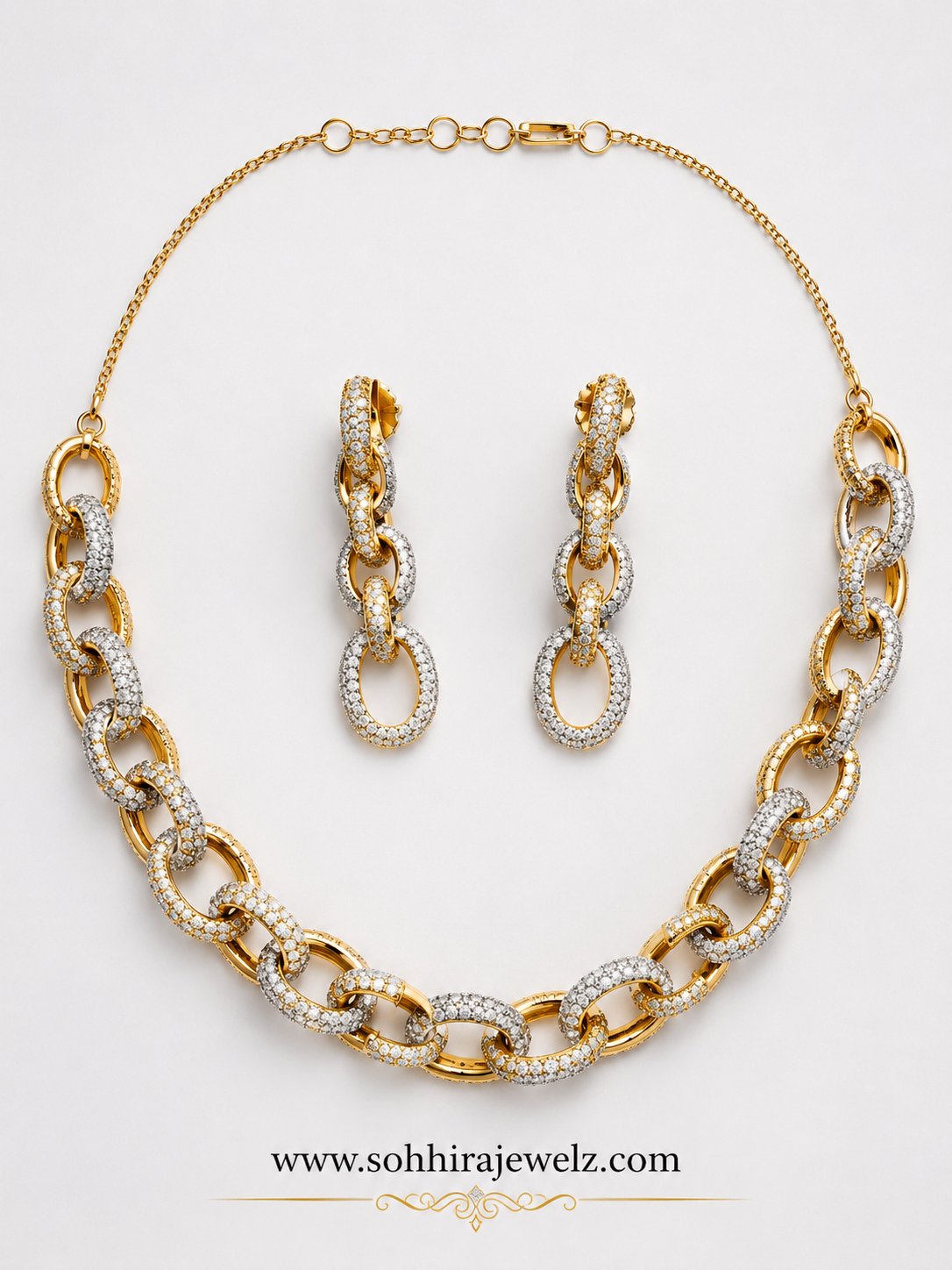 Golden Chain AD Necklace