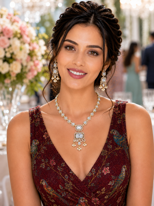 The Ivory Crown Pendant Set