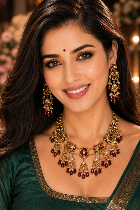 The Royal Elephant Ruby Necklace