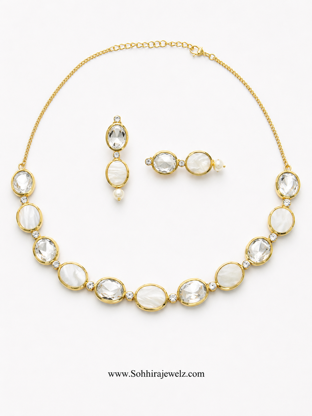 The Moonlit Polki Necklace