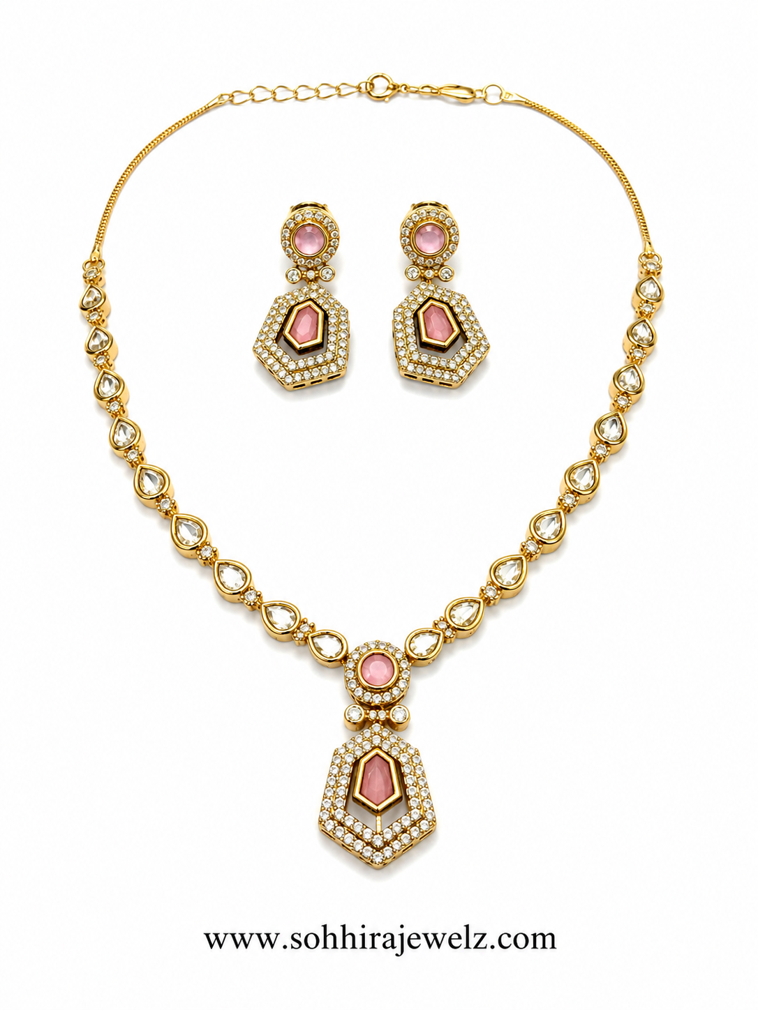 The Rosé Duchess Pendant Set