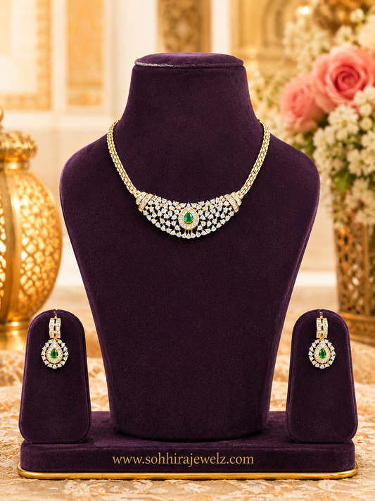 Emerald Royale Diamond Necklace