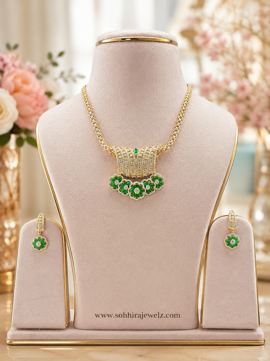 Emerald Bloom Necklace