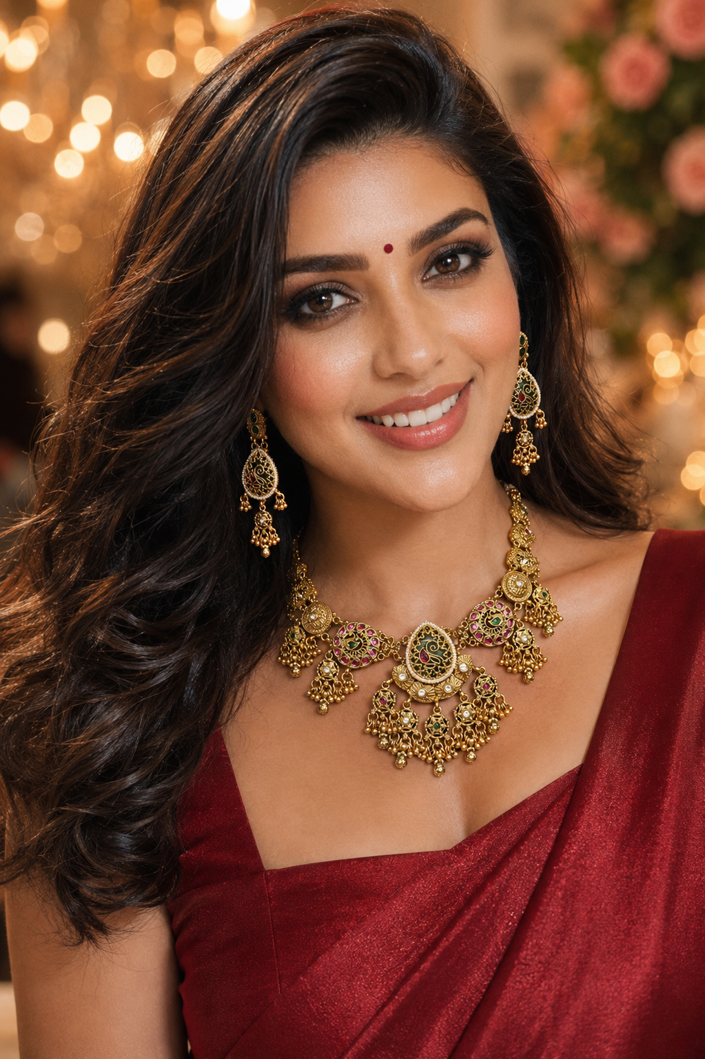 Maharani Veena Necklace Set