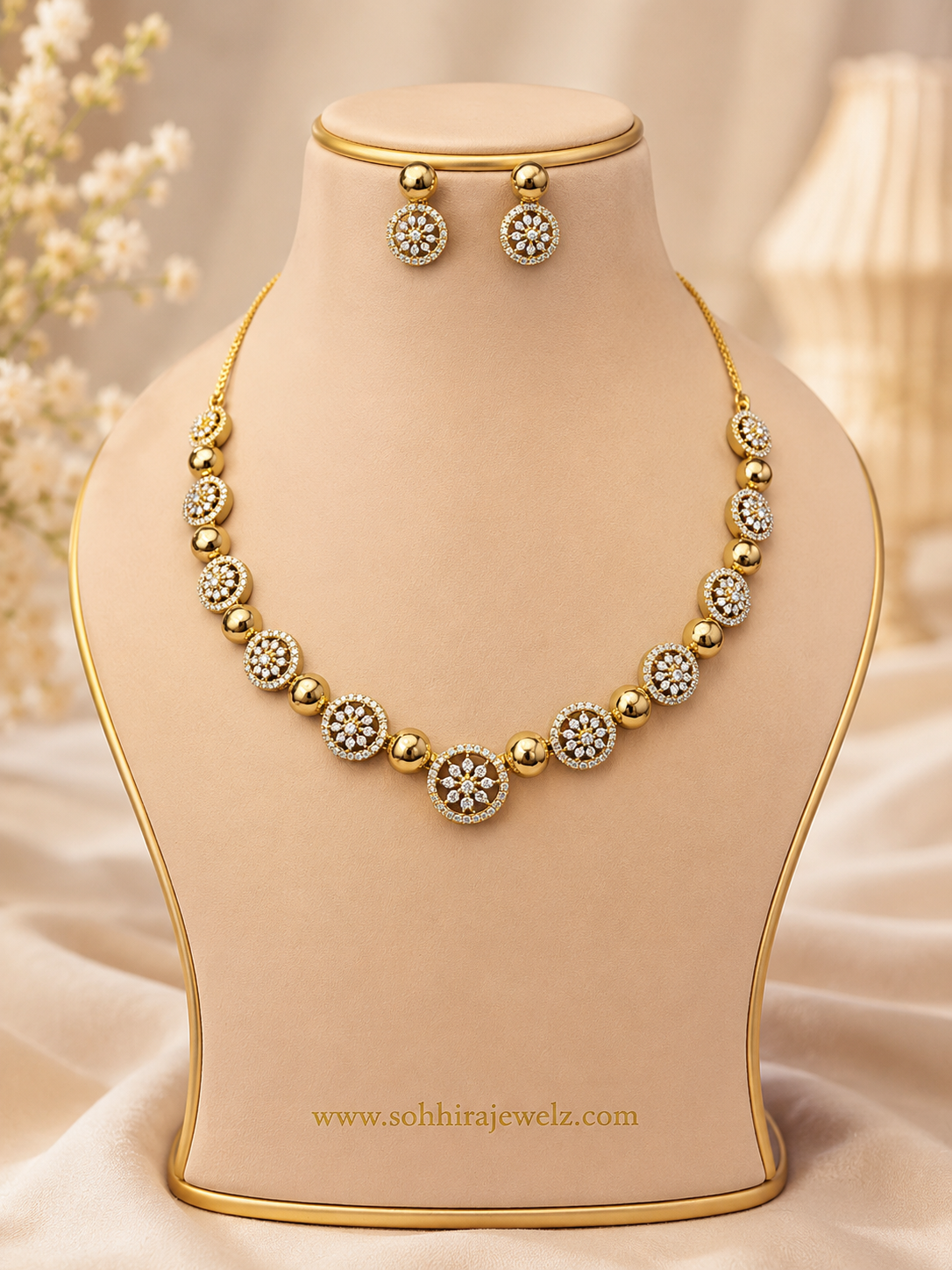 Celestial Bloom Diamond Necklace