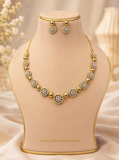 Celestial Bloom Diamond Necklace