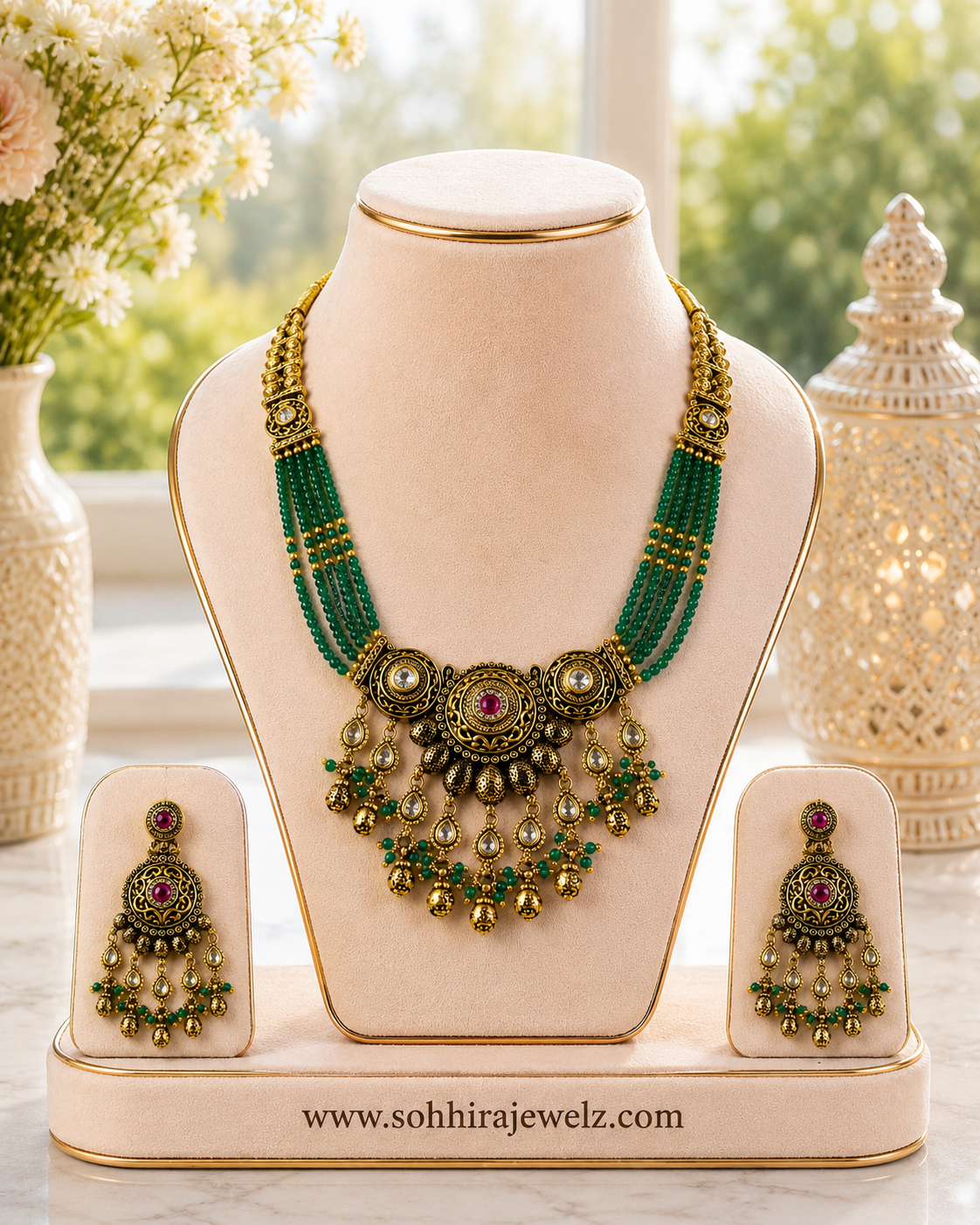 The Emerald Garden Heirloom Necklace