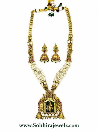 Shri Krishna Temple Jewellery Set