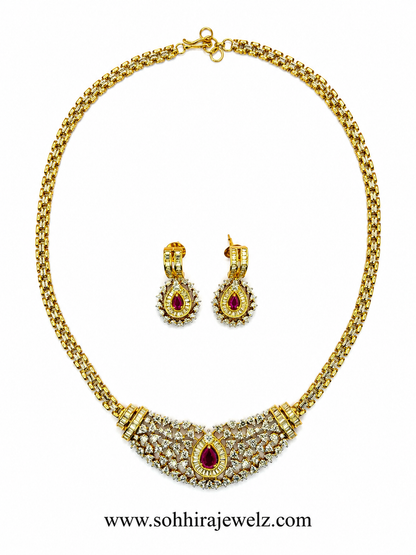 Ruby Empress Diamond Necklace