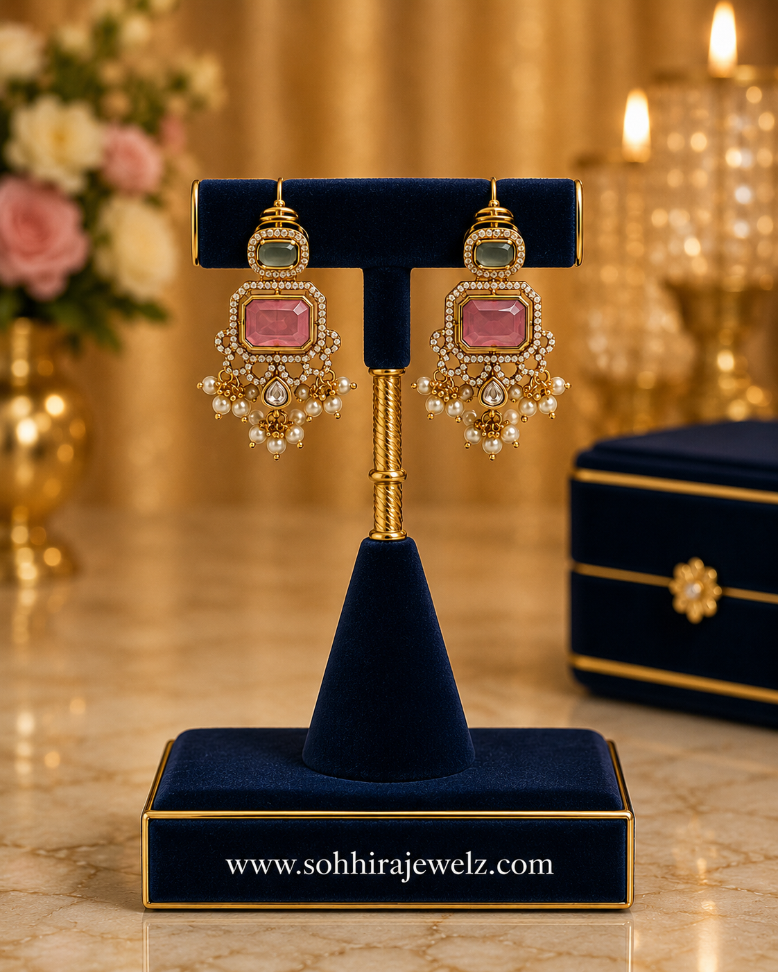 The Mayfair Blush Pendant Set