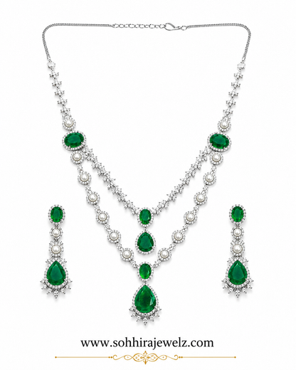 Emerald Eden Diamond Necklace