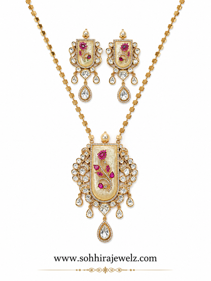 Rose Ivory AD Pendant