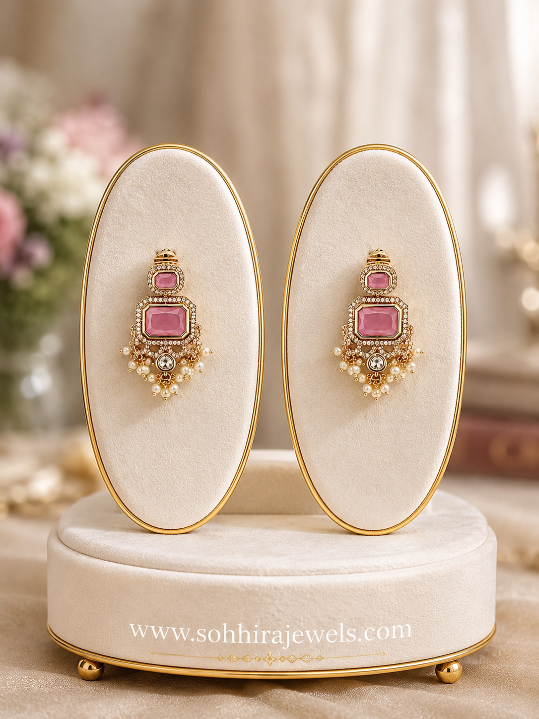 Rose Reign Pendant Set