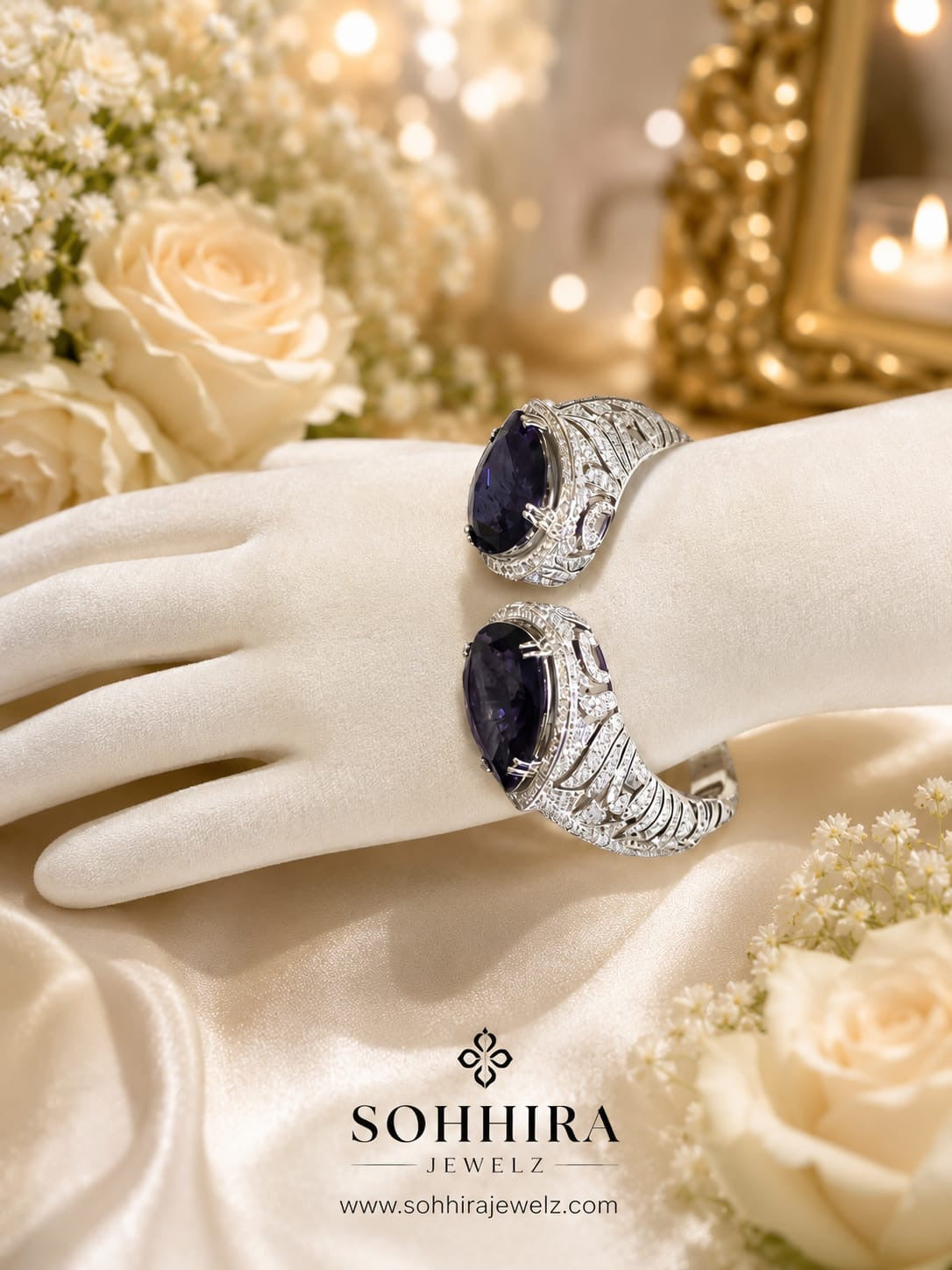 Sapphire Sovereign Cuff