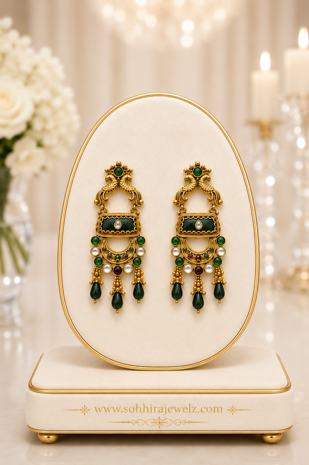 Forest Throne Meenakari Long Necklace