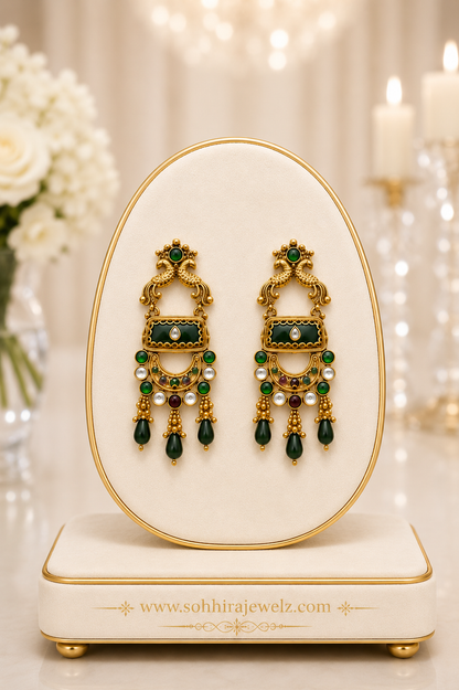 Forest Throne Meenakari Long Necklace