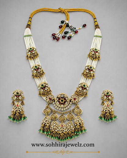 Kensington Emerald Necklace (Rani Haar Set)