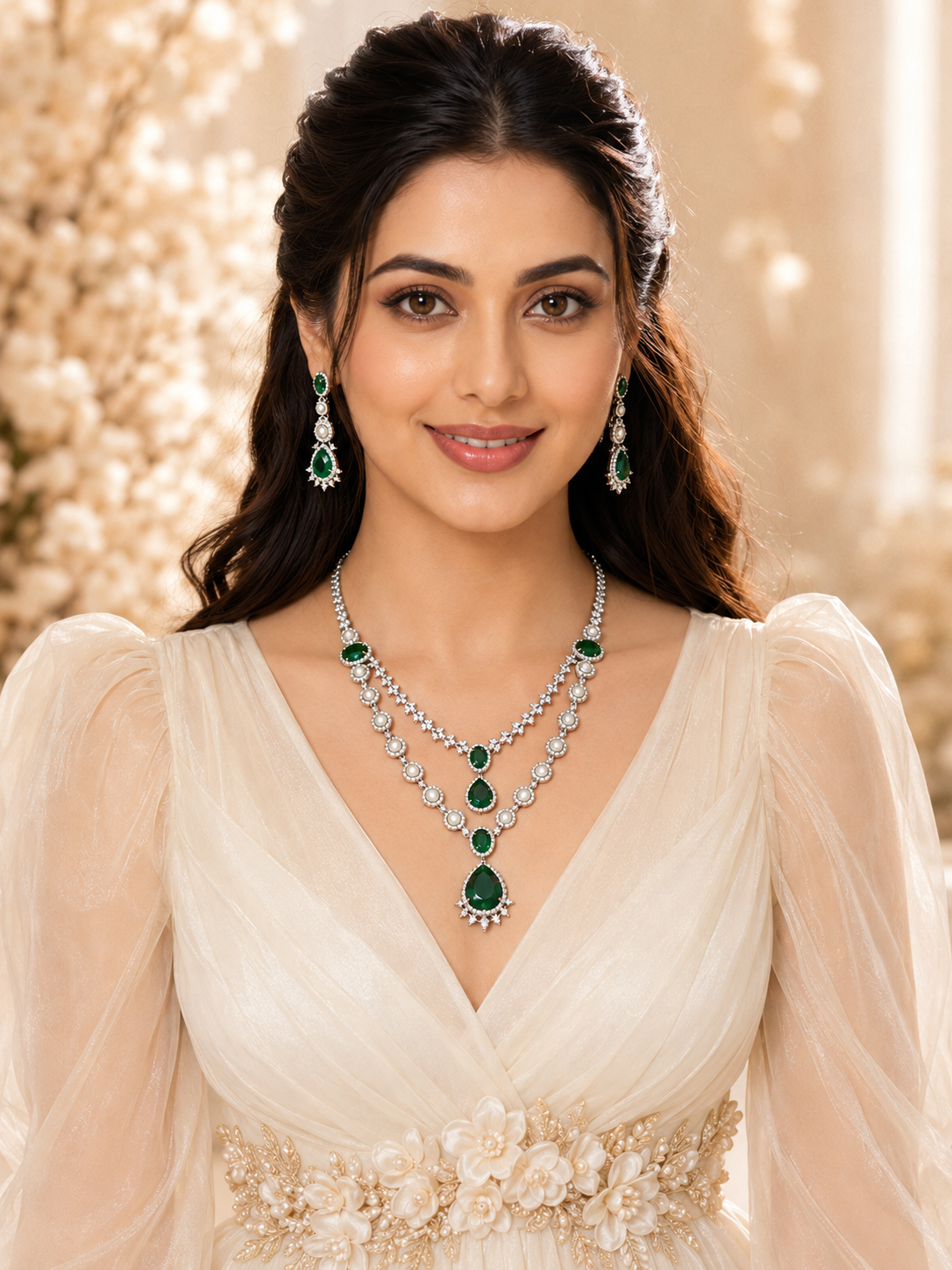 Emerald Eden Diamond Necklace