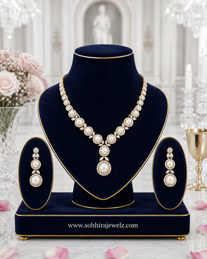 Pearl AD Drop Necklace