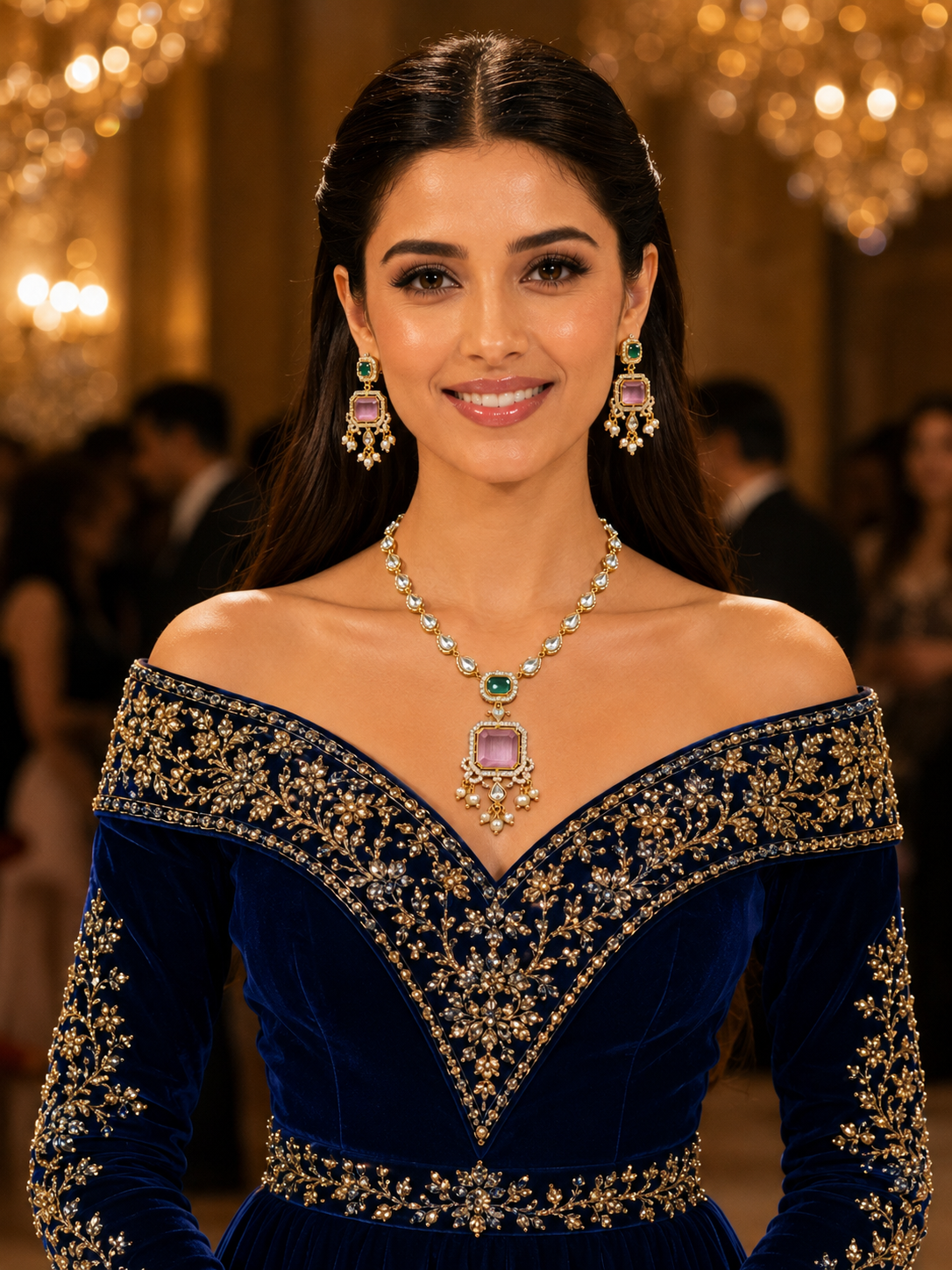 The Mayfair Blush Pendant Set