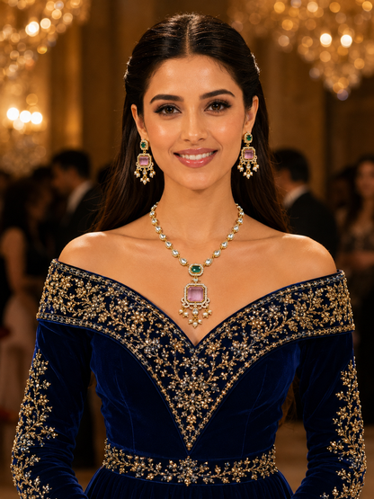 The Mayfair Blush Pendant Set