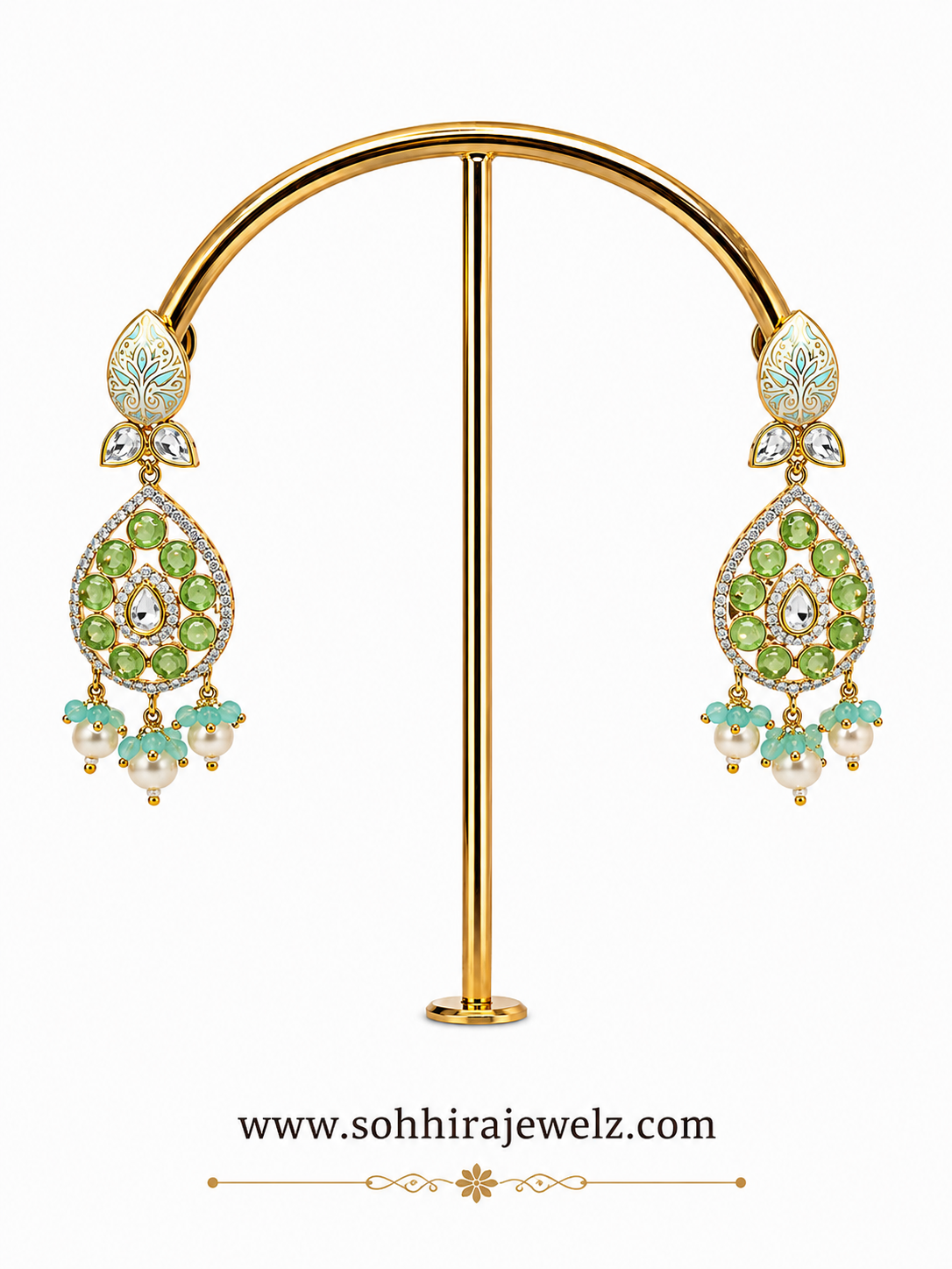 Mint Coral & Pearl Fusion Drops