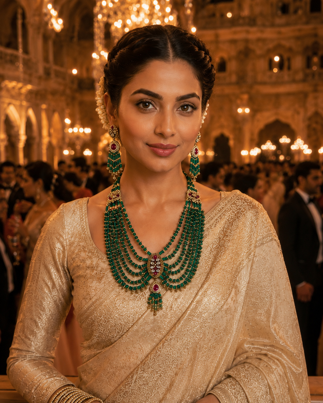 The Verdant Duchess Necklace (Rani Haar)