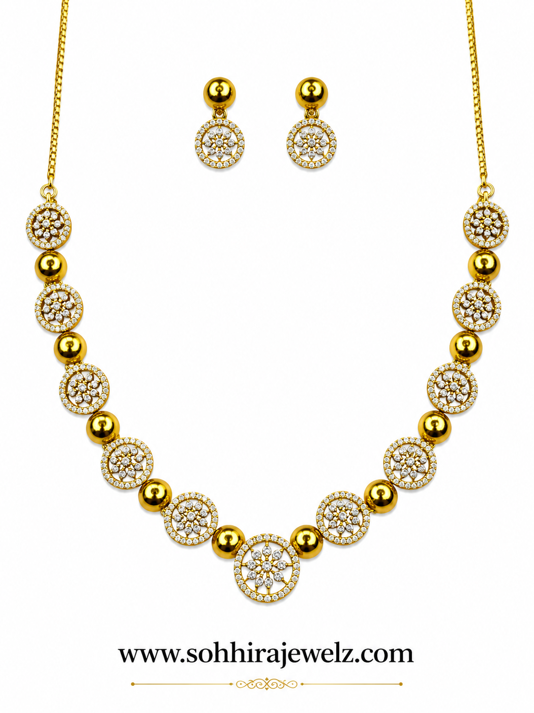 Celestial Bloom Diamond Necklace