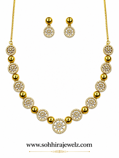 Celestial Bloom Diamond Necklace