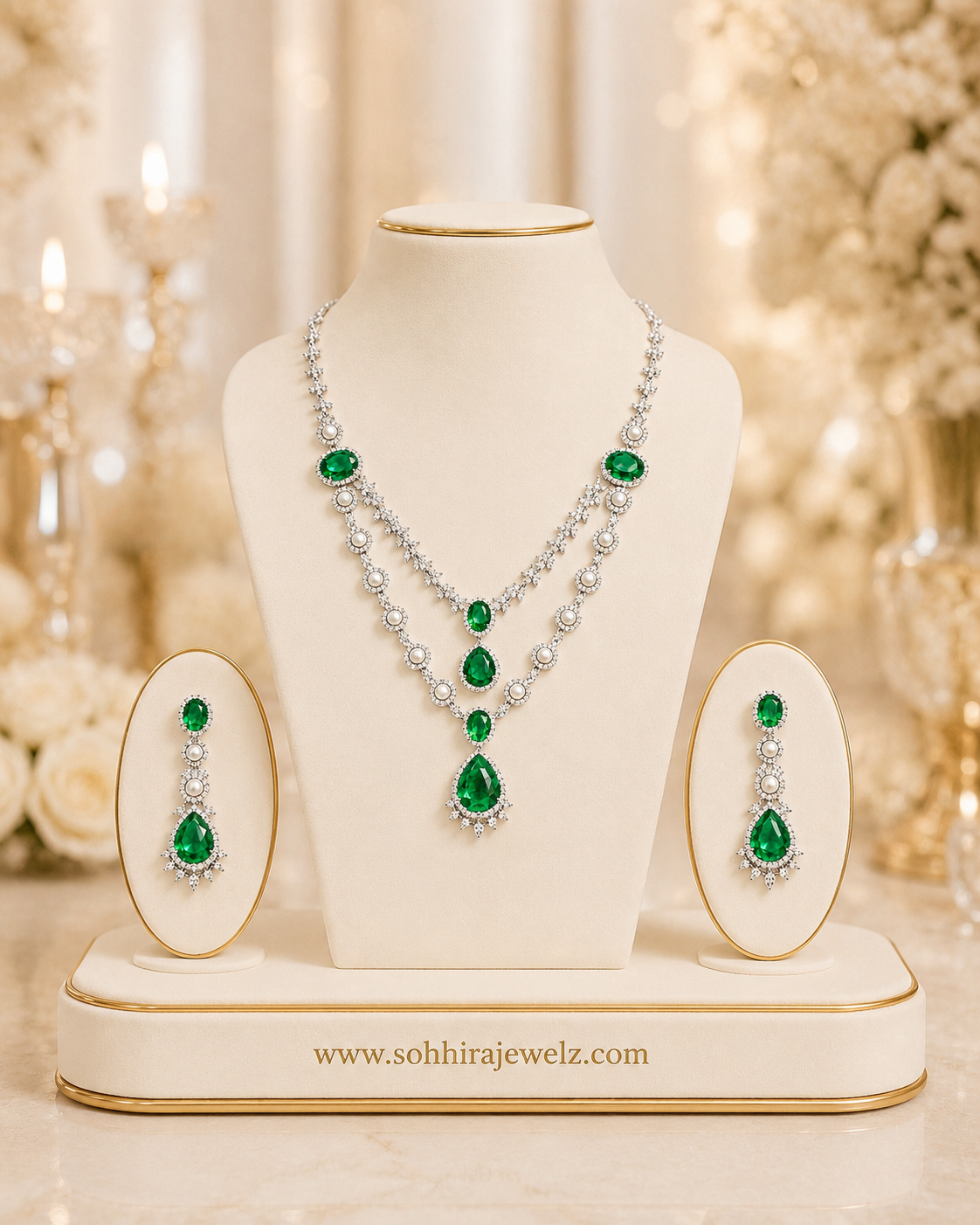 Emerald Eden Diamond Necklace