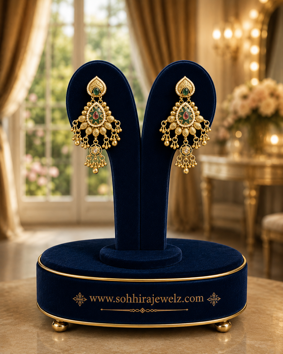 Golden Cascade Heritage Necklace