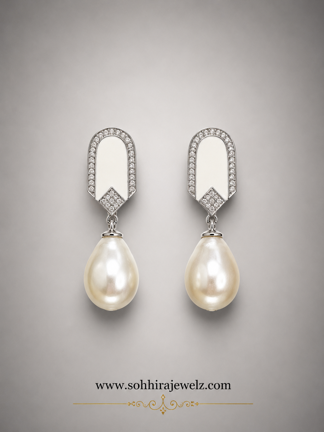 Ivory Pearl Drop Earrings