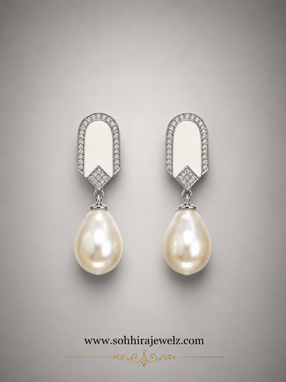 Ivory Pearl Drop Earrings