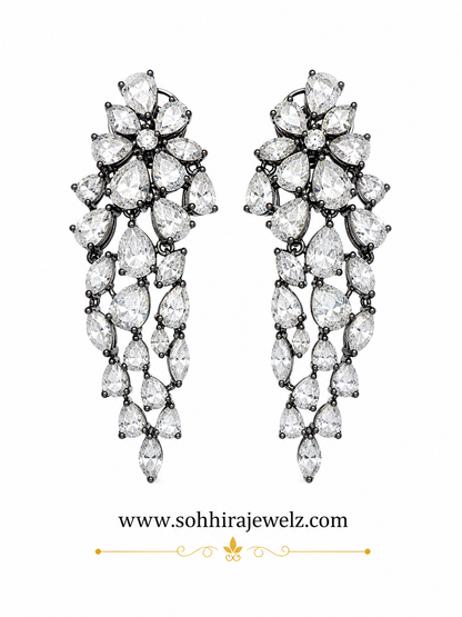 Diamond White Crystal Chandelier Drops