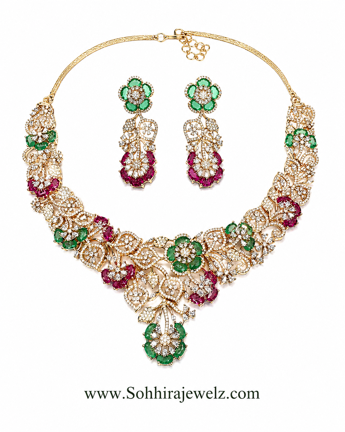 The Garden of Gems Necklace