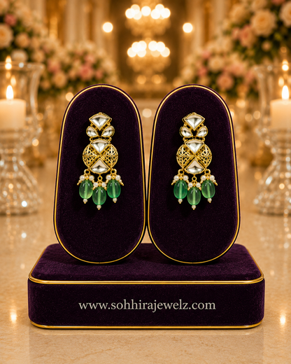 Emerald Mist Kundan Choker Set
