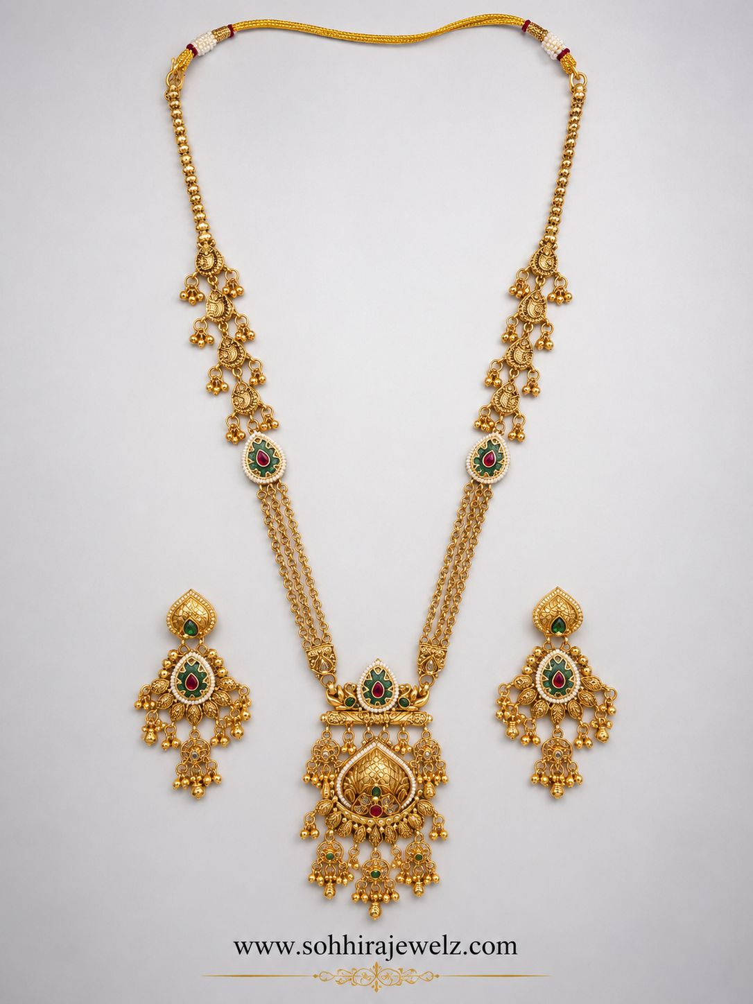 Golden Cascade Heritage Necklace