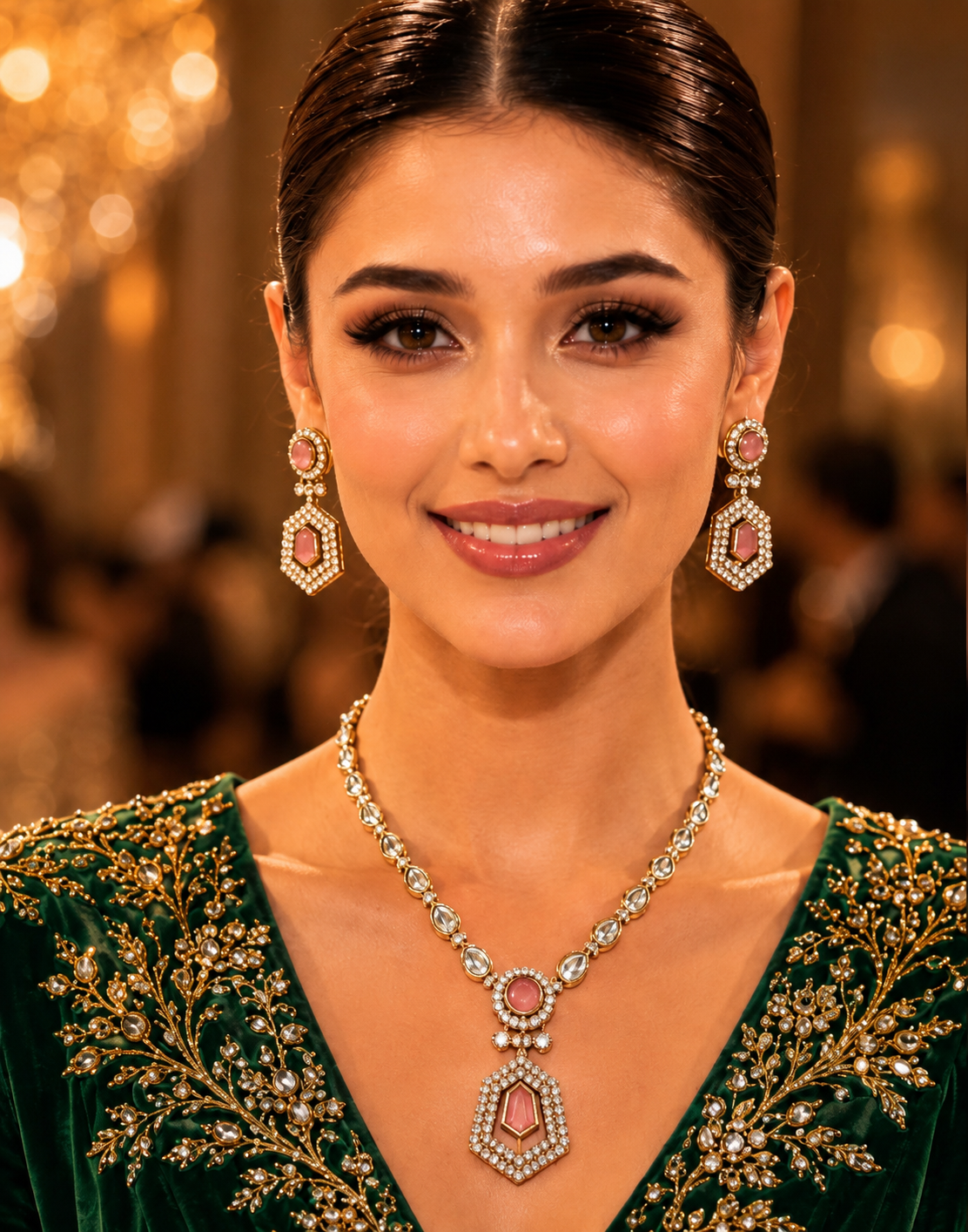 The Rosé Duchess Pendant Set