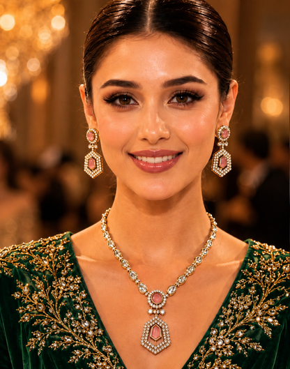 The Rosé Duchess Pendant Set