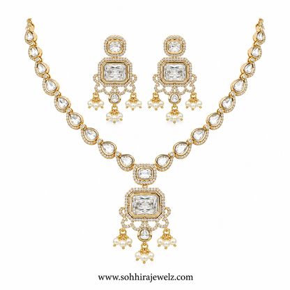 The Ivory Crown Pendant Set