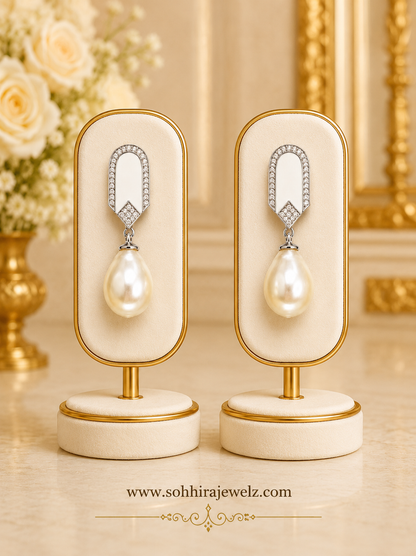 Ivory Pearl Drop Earrings