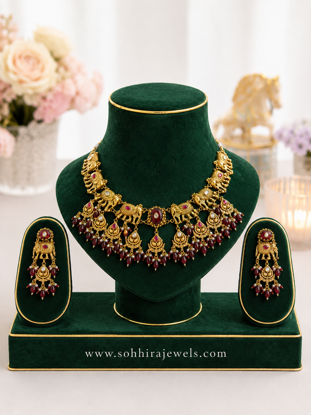 The Royal Elephant Ruby Necklace