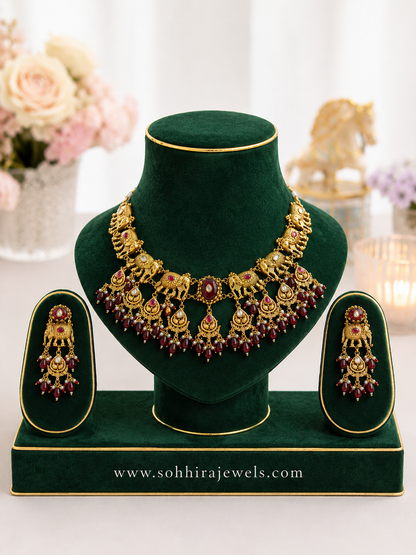 The Royal Elephant Ruby Necklace