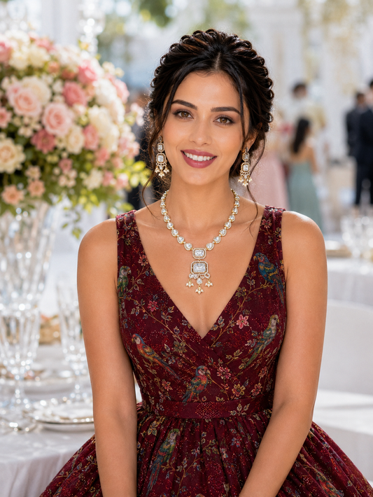 The Ivory Crown Pendant Set