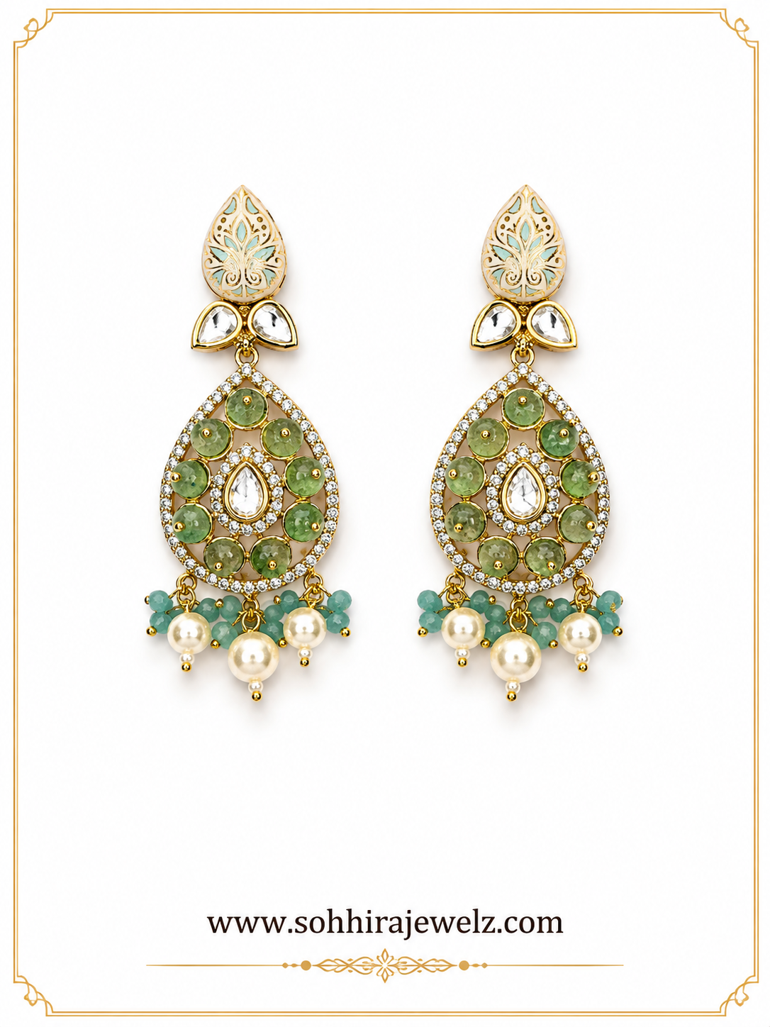 Mint Coral & Pearl Fusion Drops