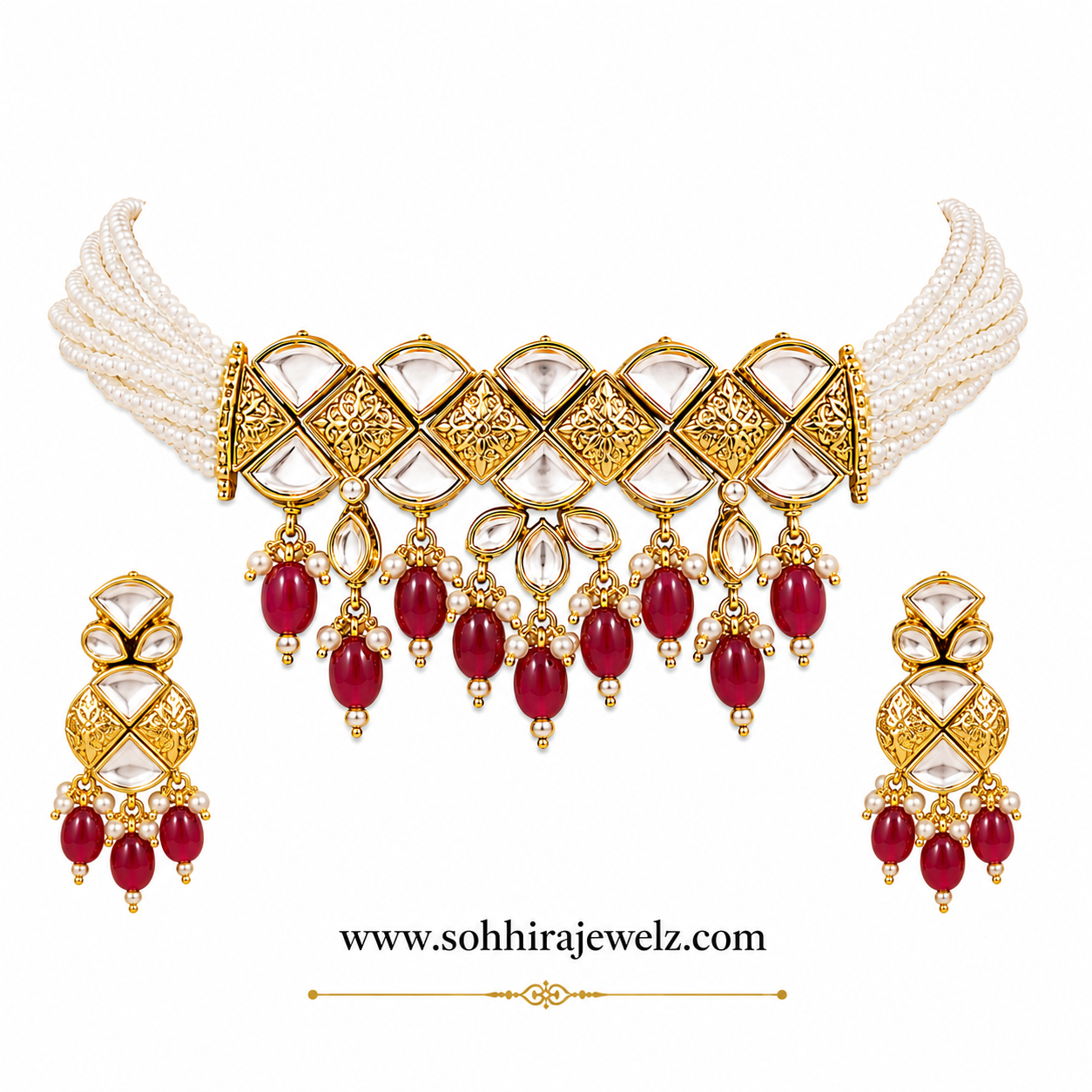 The Scarlet Court Choker Set