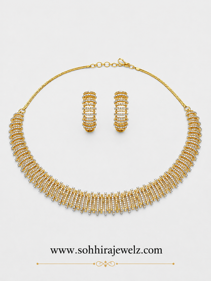Golden Cascade  Necklace